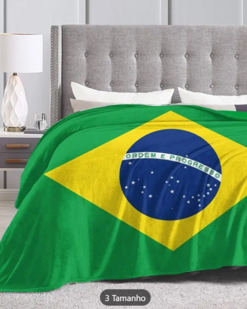 Cobertor Brasil - frete gratis